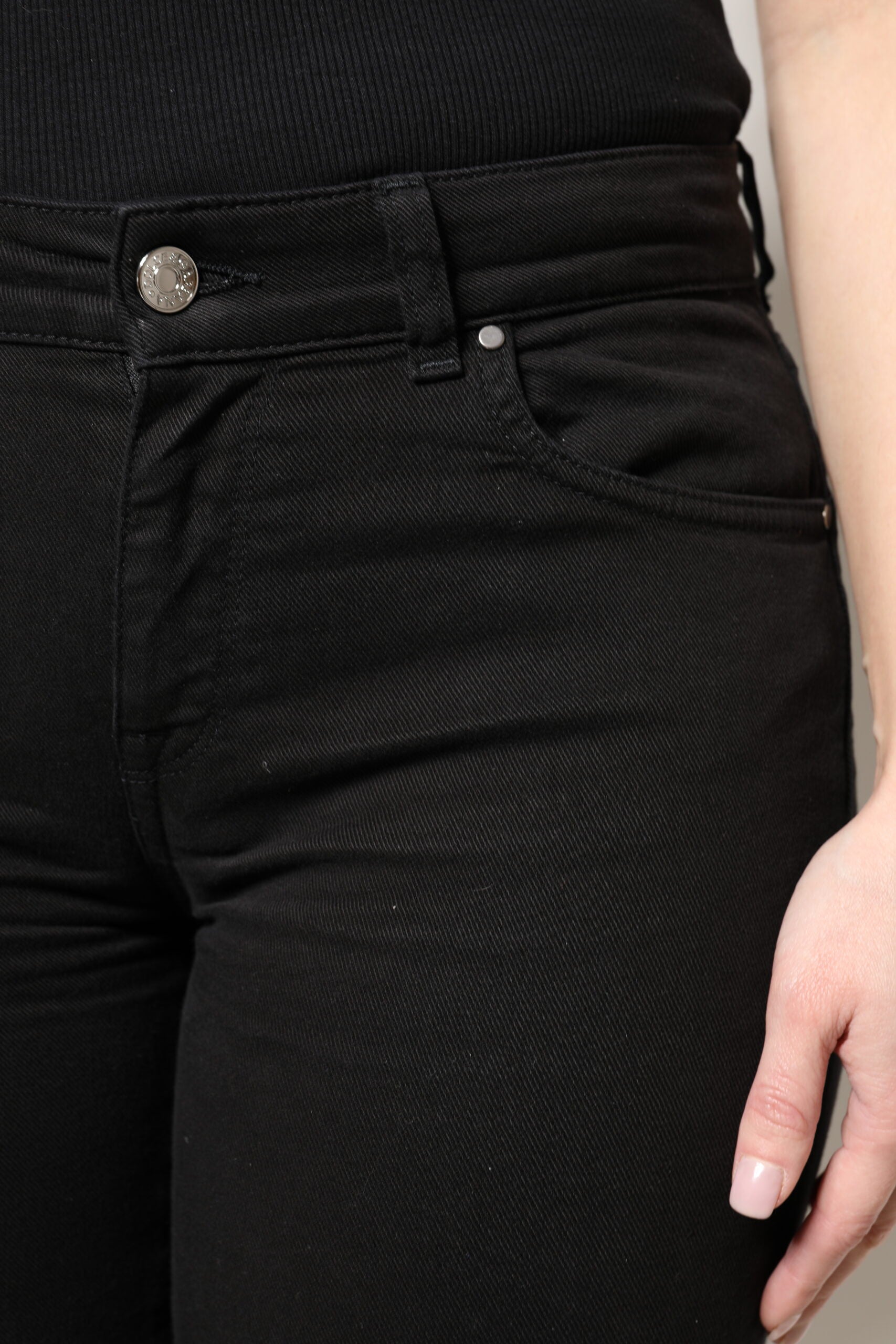 Dolce & Gabbana Black Cotton High Waist Skinny Denim Jeans Dolce & Gabbana