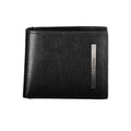 Calvin Klein Nero Eco Pelle men's wallet with multiple card slots and sleek black leather design.