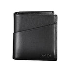 Calvin Klein Nero Eco Leather men's wallet with multiple card slots and sleek design, shown in black leather.
