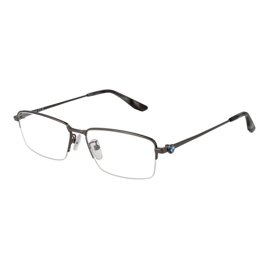 BMW Silver Men Glasses Frame