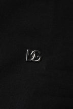 Dolce & Gabbana Black Cotton Crew Neck Sweatshirt Sweater - Eljoys Fashion 