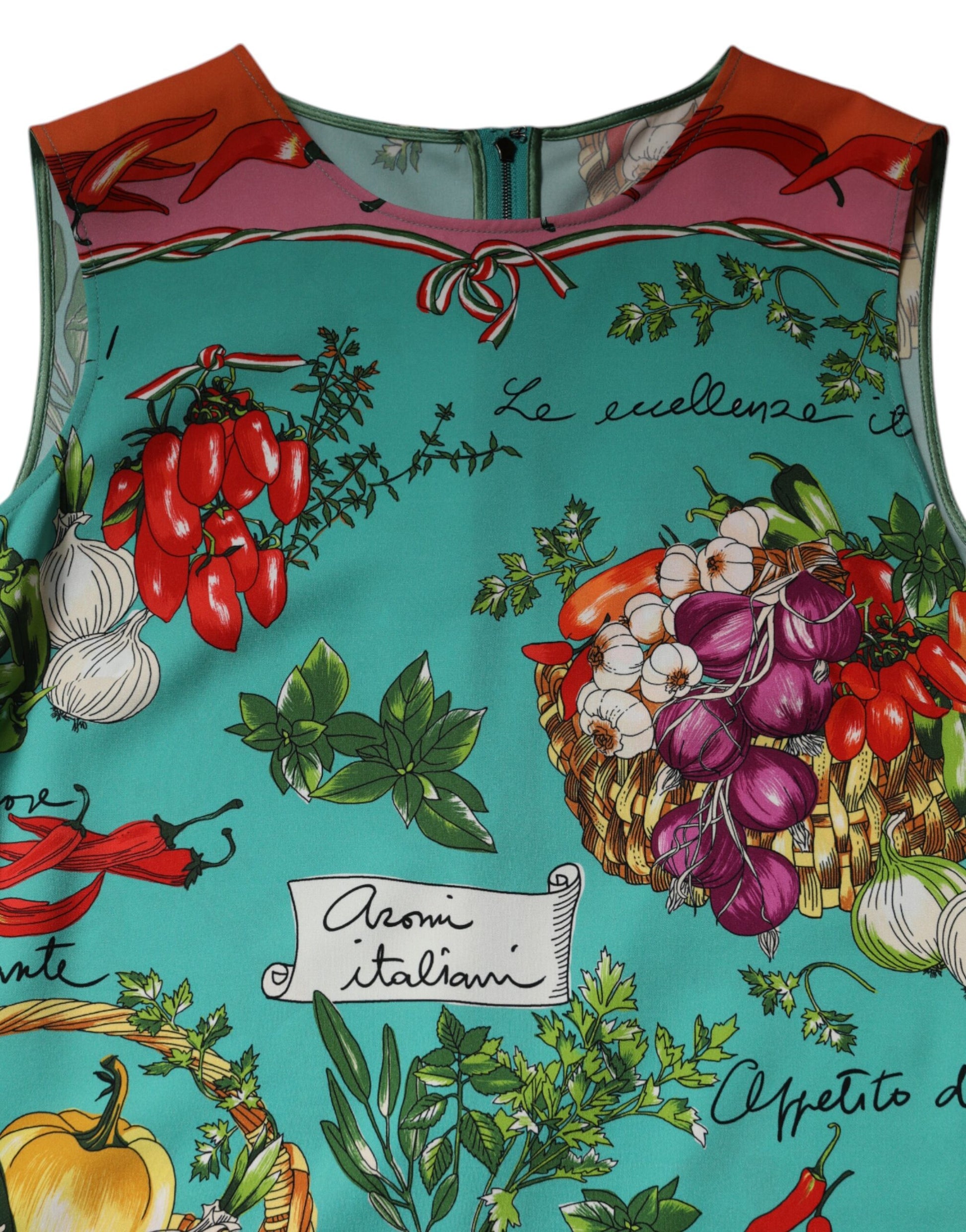 Dolce & Gabbana Multicolor Floral Silk Sleeveless Tank Top Dolce & Gabbana