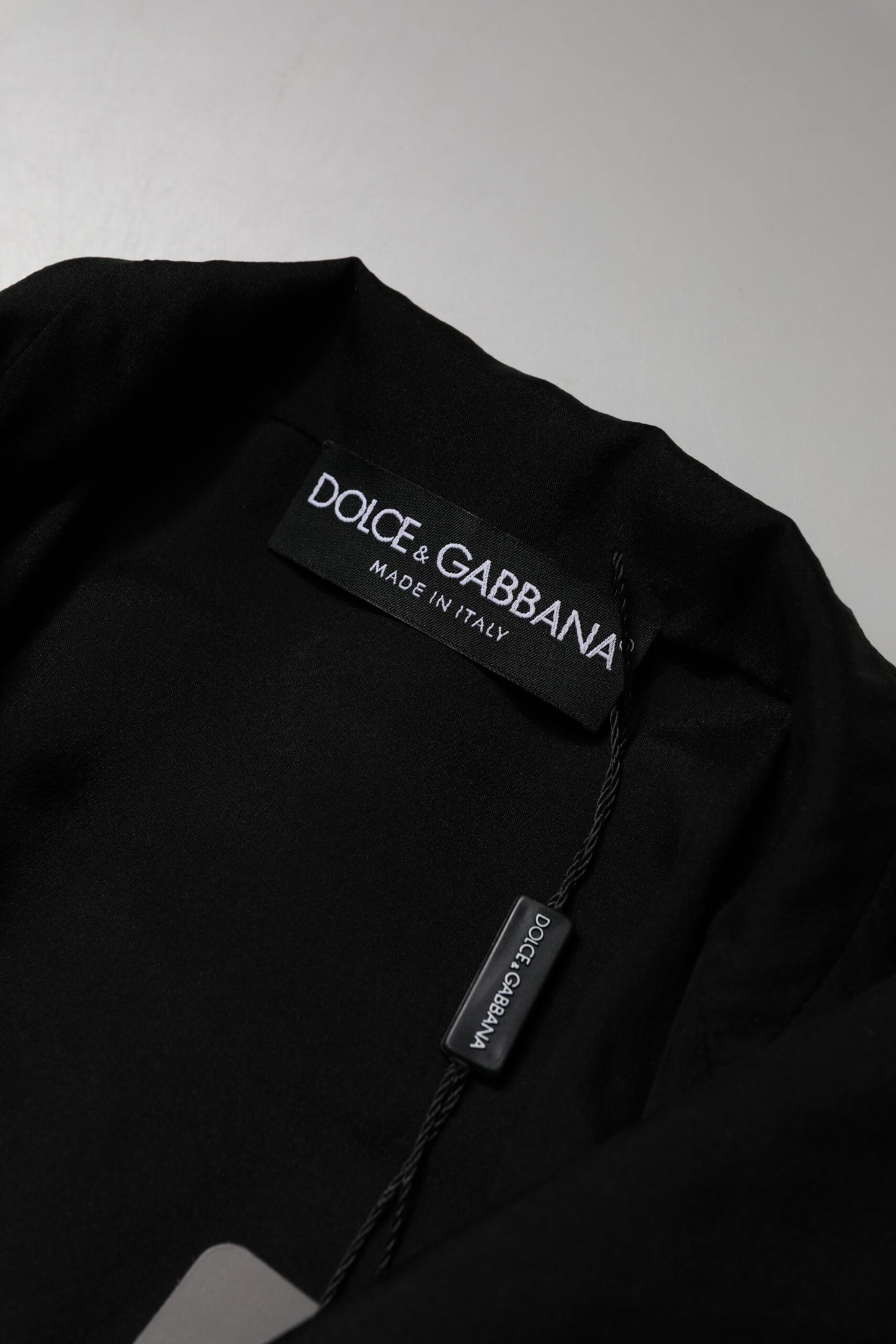 Dolce & Gabbana Black Silk Sheer Long Sleeves Blouse Top Dolce & Gabbana