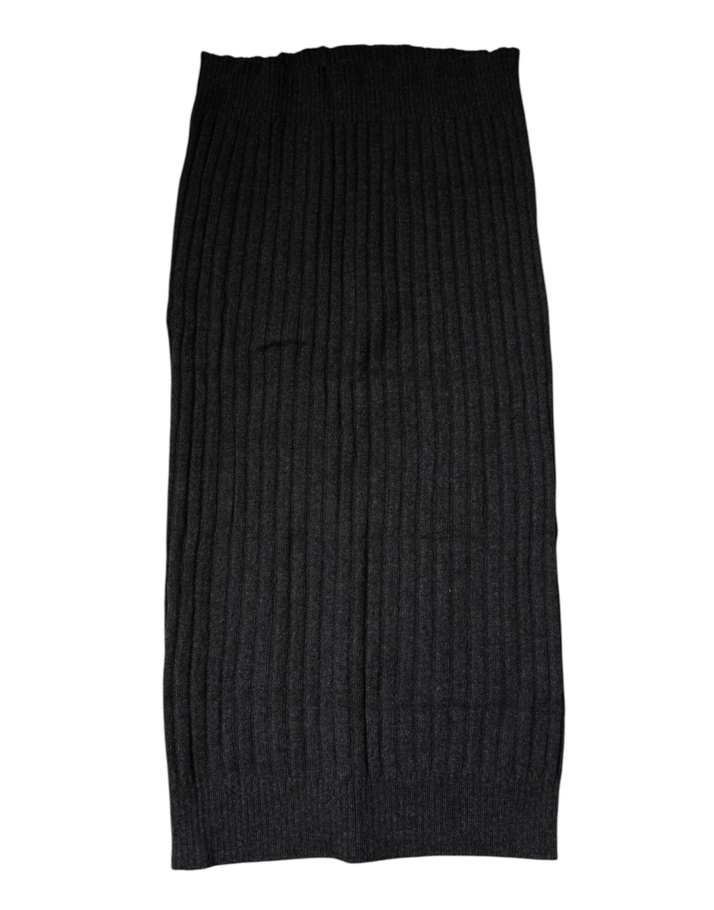 Dolce & Gabbana Black Cashmere Knitted Neck Warmer Foulard Scarf - Eljoys Fashion 