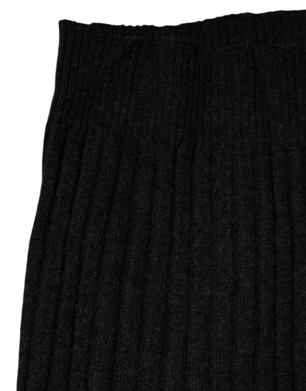 Dolce & Gabbana Black Cashmere Knitted Neck Warmer Foulard Scarf - Eljoys Fashion 
