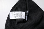 Dolce & Gabbana Black Cashmere Knitted Neck Warmer Foulard Scarf - Eljoys Fashion 