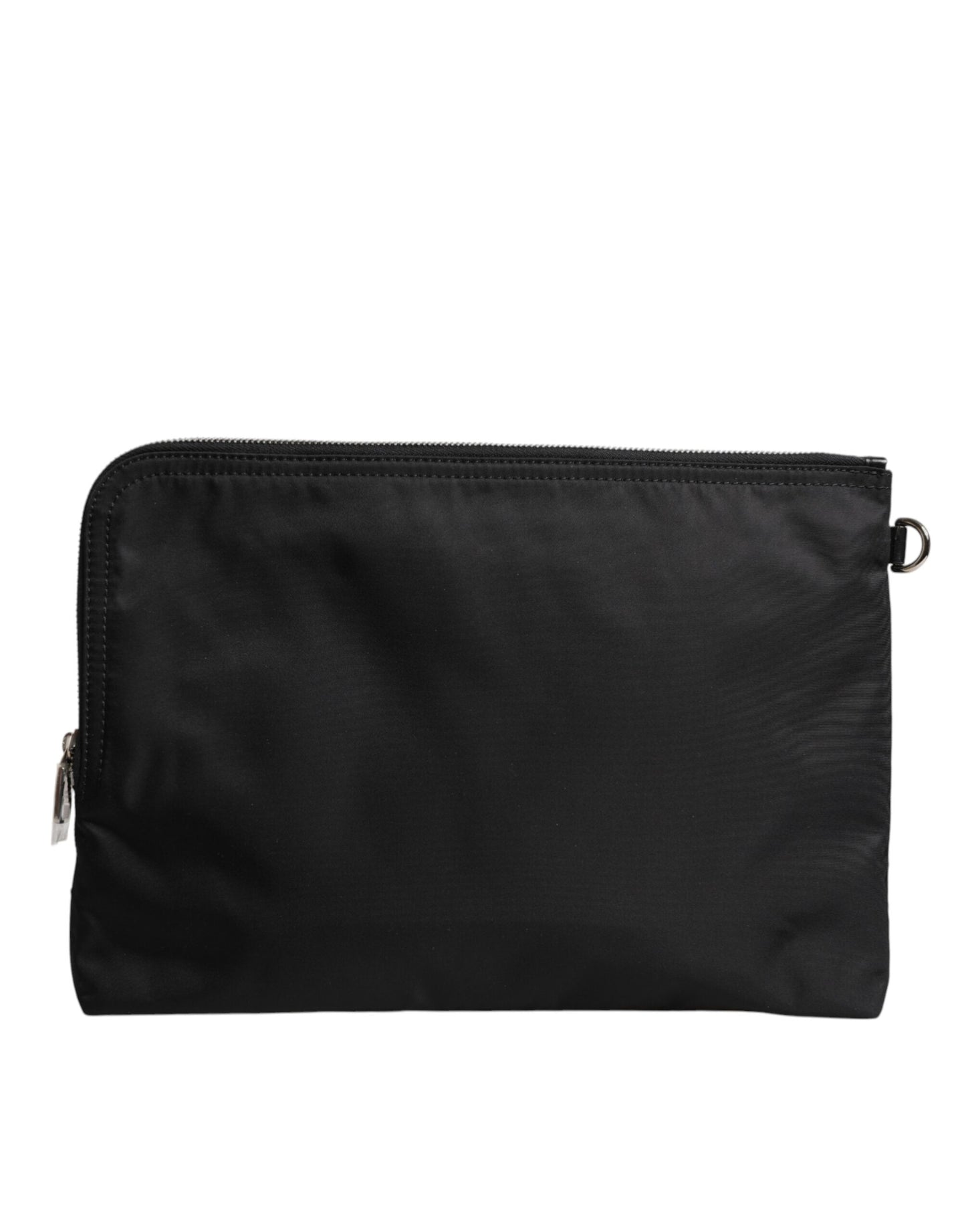 Dolce & Gabbana Black DG Milano Print Nylon Pouch Clutch Bag Dolce & Gabbana
