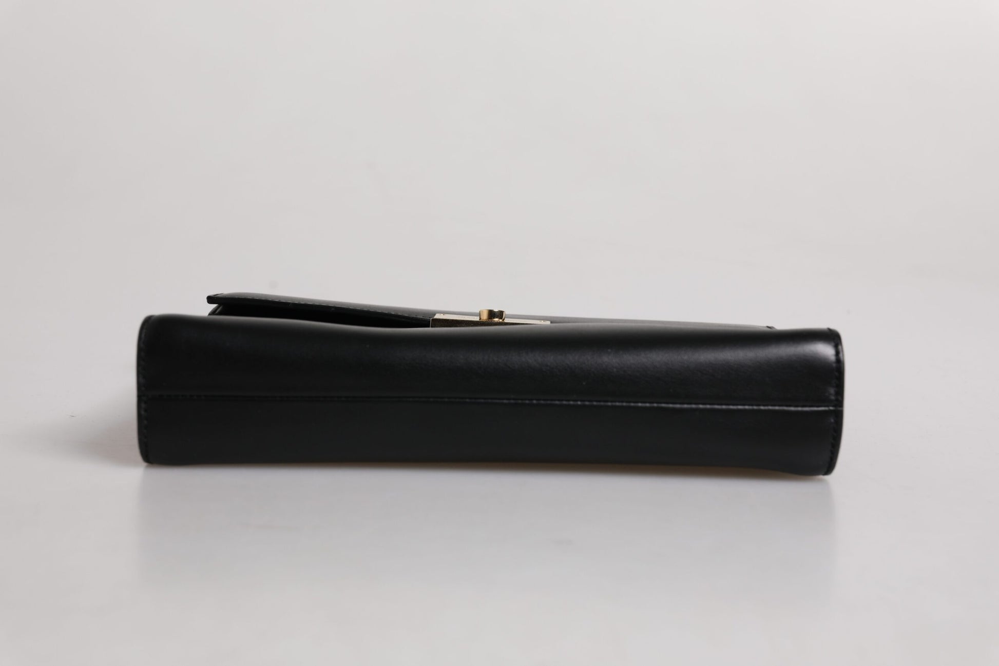 Dolce & Gabbana Black Leather Logo Plaque Document Briefcase Bag Dolce & Gabbana