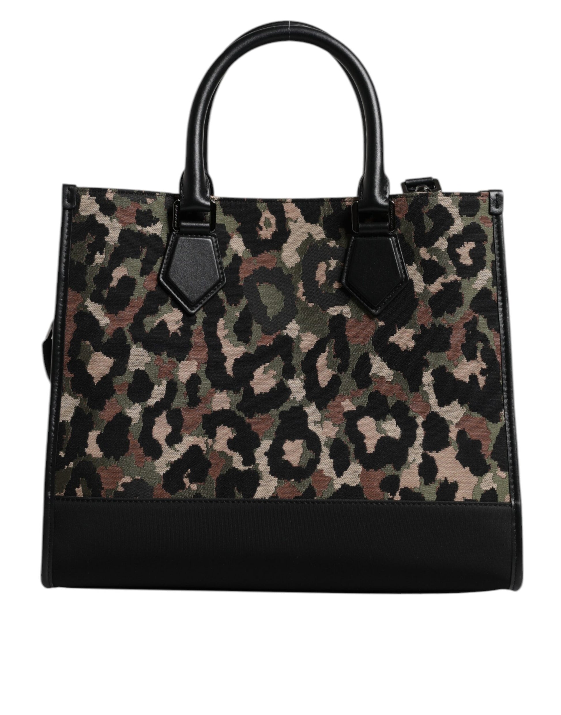 Dolce & Gabbana Multicolor Leopard Shopping Tote Shoulder Bag Dolce & Gabbana