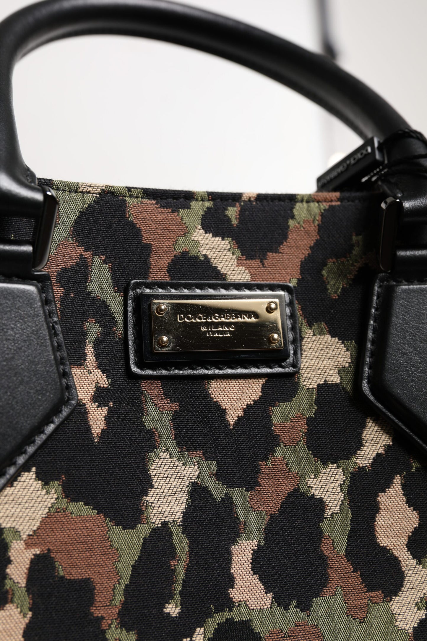 Dolce & Gabbana Multicolor Leopard Shopping Tote Shoulder Bag Dolce & Gabbana