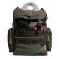 Dolce & Gabbana Military Green Patchwork Travel Backpack Bag