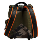 Dolce & Gabbana Military Green Patchwork Travel Backpack Bag
