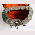 Dolce & Gabbana Military Green Patchwork Travel Backpack Bag