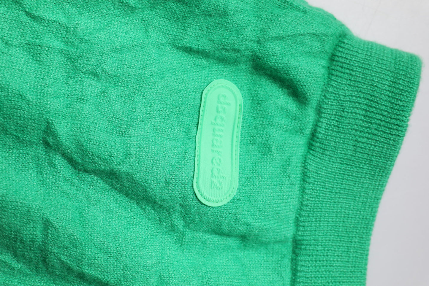 Dsquared² Green Cotton Elastic Waist Men Casual Pants Dsquared²