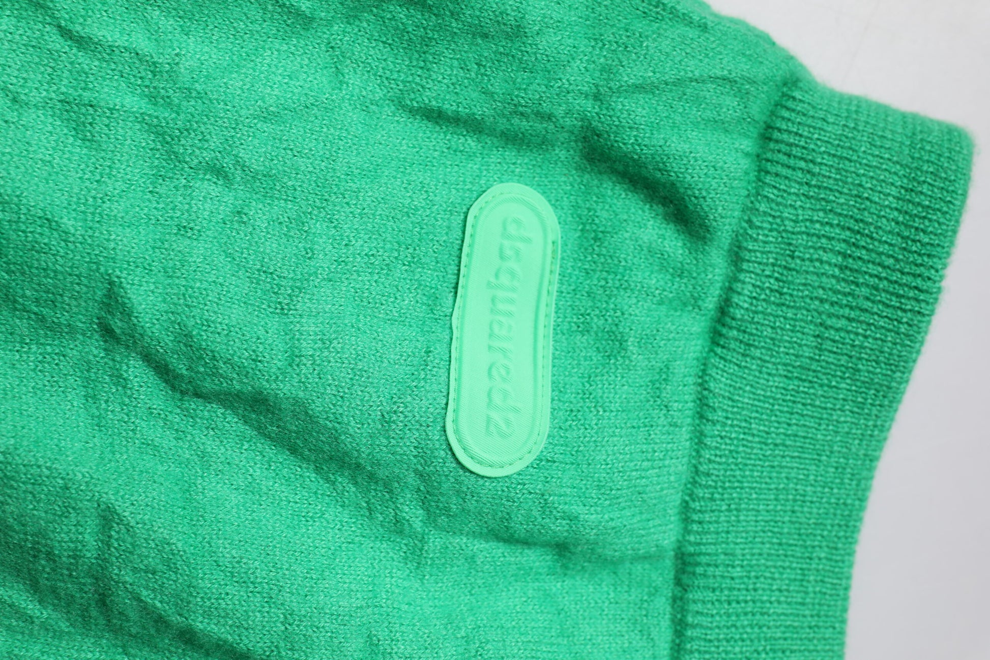 Dsquared² Green Cotton Elastic Waist Men Casual Pants Dsquared²