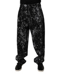 Dolce & Gabbana Dark Gray Tie Dye Cotton Straight Men Denim Jeans - Eljoys Fashion 