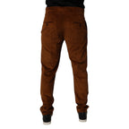 Dolce & Gabbana Dark Brown Corduroy Cotton Skinny Denim Jeans
