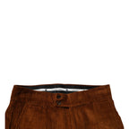 Dolce & Gabbana Dark Brown Corduroy Cotton Skinny Denim Jeans