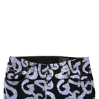 Dolce & Gabbana Black Logo Monogram Cotton Skinny Denim Jeans