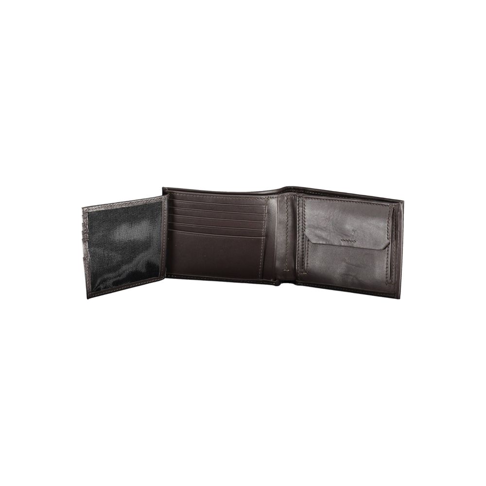 Calvin Klein Brown Leather Men Wallet Calvin Klein