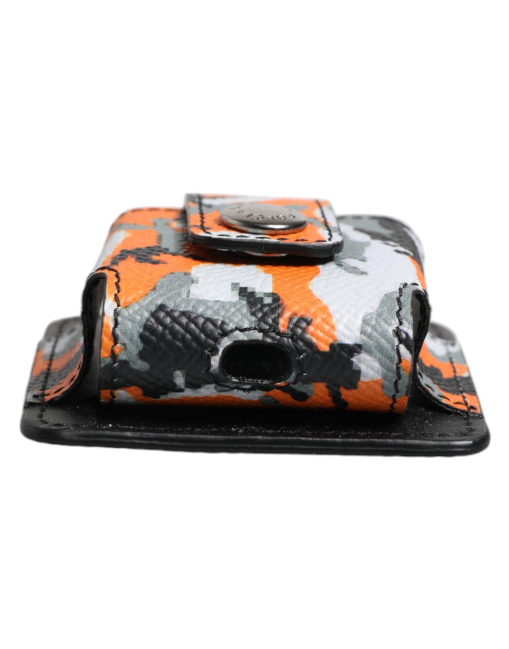 Dolce & Gabbana Multicolor Camouflage Leather Airpods Case Dolce & Gabbana