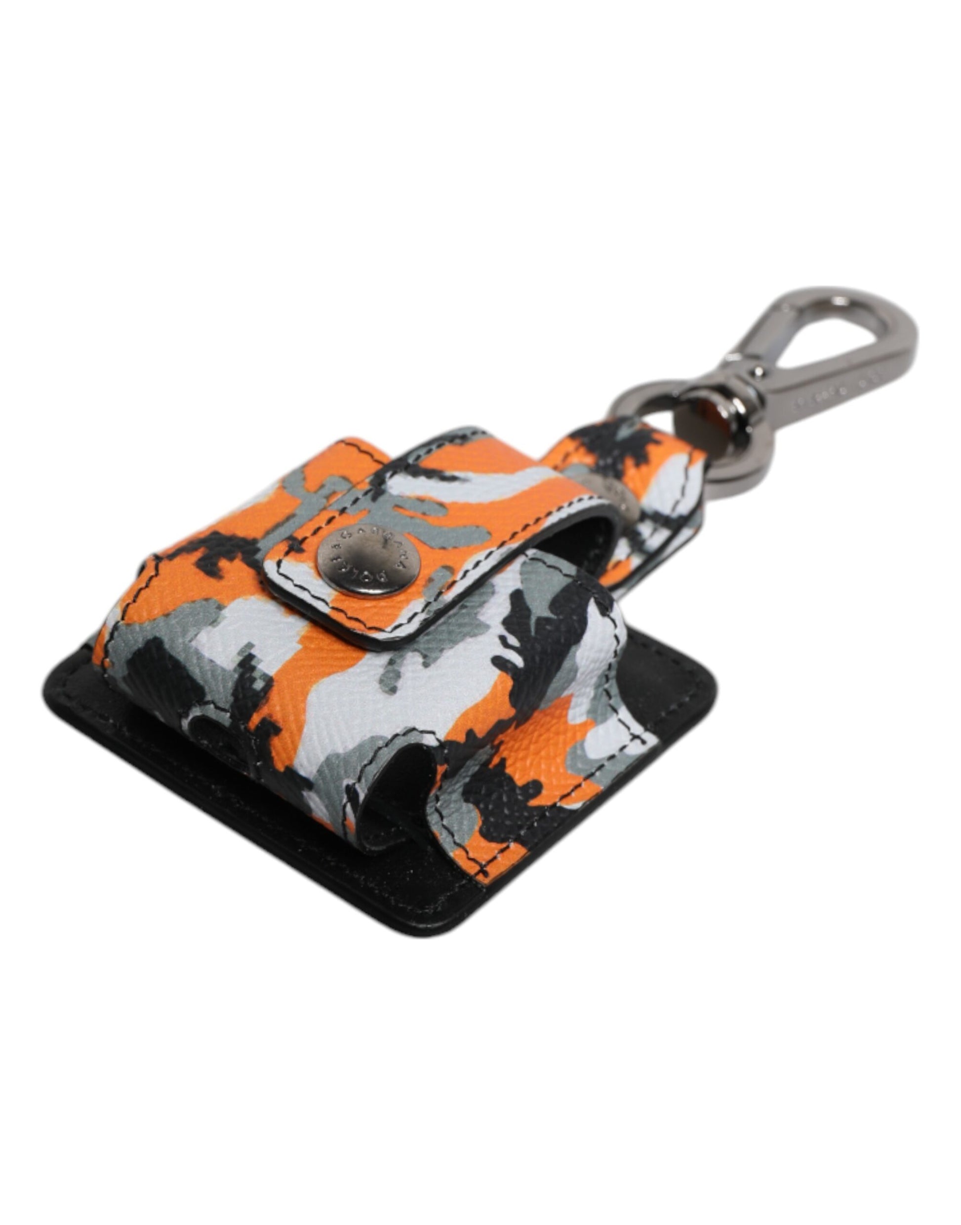 Dolce & Gabbana Multicolor Camouflage Leather Airpods Case Dolce & Gabbana