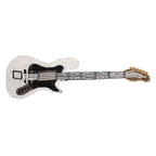 Dolce & Gabbana Gold Brass Logo Beaded Guitar Pin Brooch