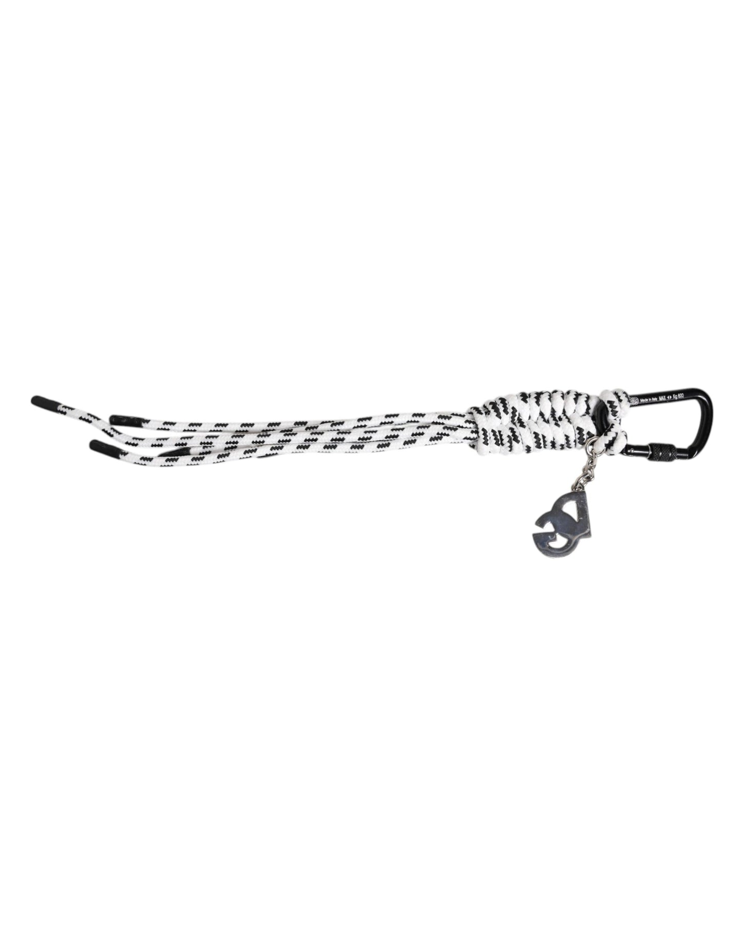 Dolce & Gabbana Multicolor Tape String DG Logo Keychain Polyester Keyring Dolce & Gabbana