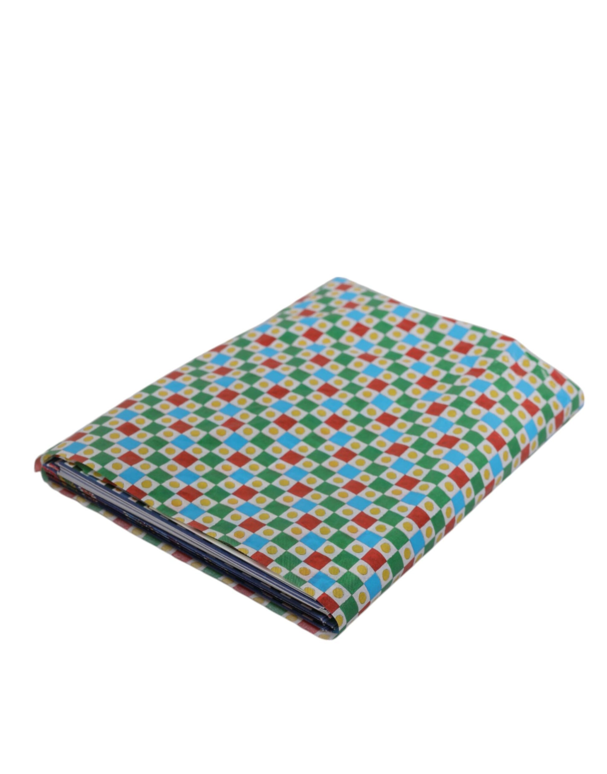 Dolce & Gabbana Multicolor Carretto Siciliano Envelope Post Card Holder