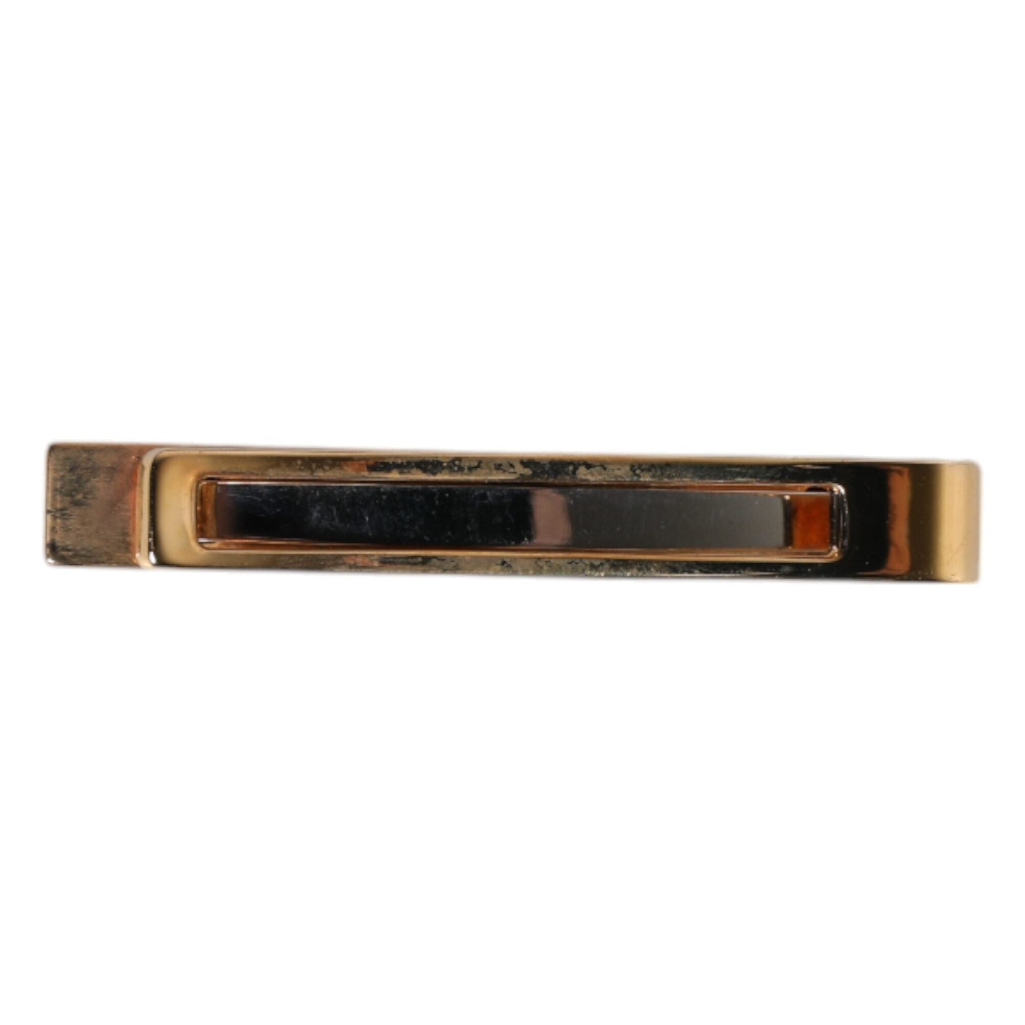 Dolce & Gabbana Multicolor Gold Tone Brass Tie Clip Bar