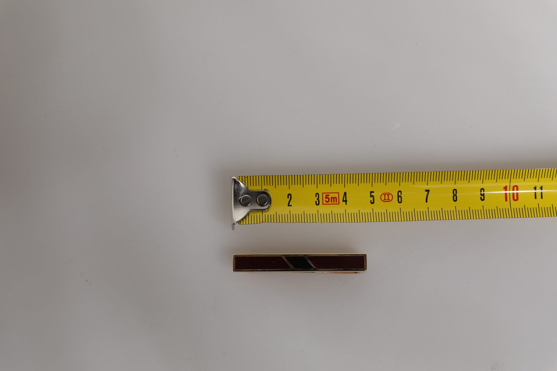Dolce & Gabbana Multicolor Gold Tone Brass Tie Clip Bar Dolce & Gabbana