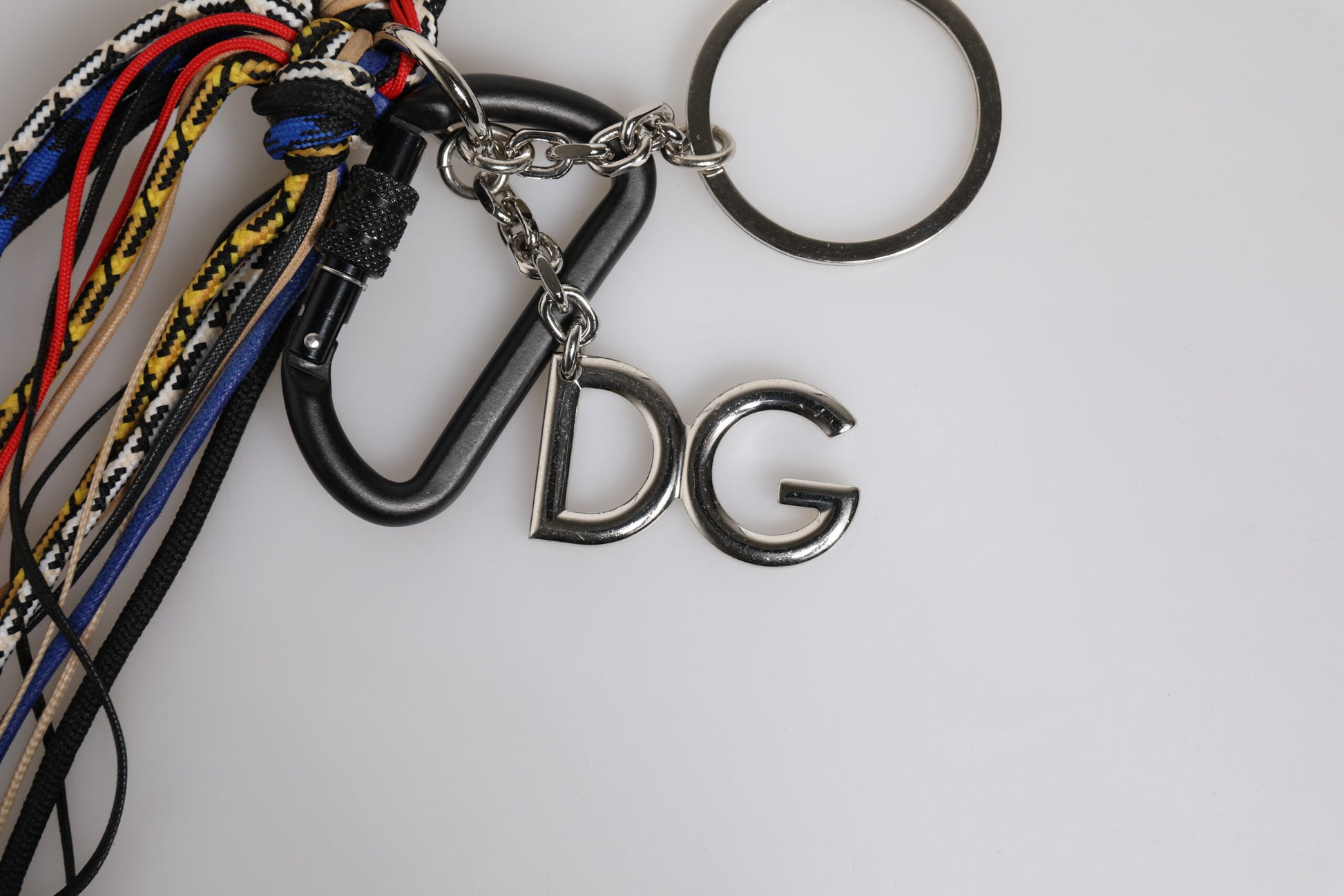 Dolce & Gabbana Multicolor Braided Rope Logo Bag Shoulder Strap Dolce & Gabbana
