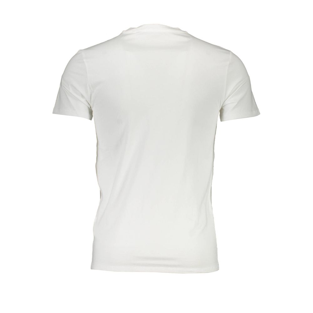 Guess Jeans White Cotton Men T-Shirt Guess Jeans