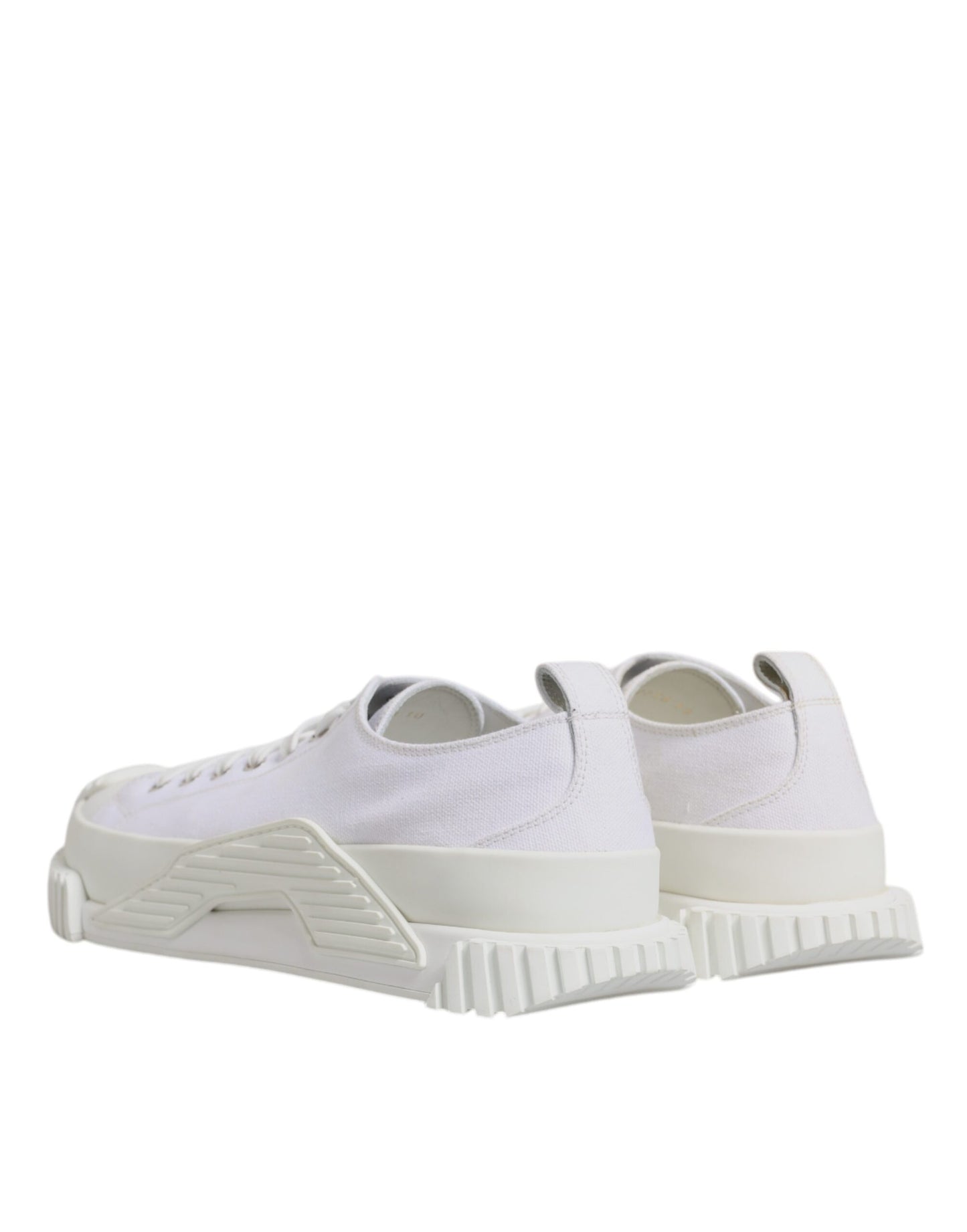 Dolce & Gabbana White Leather Low Top NS1 Sneakers Shoes Dolce & Gabbana