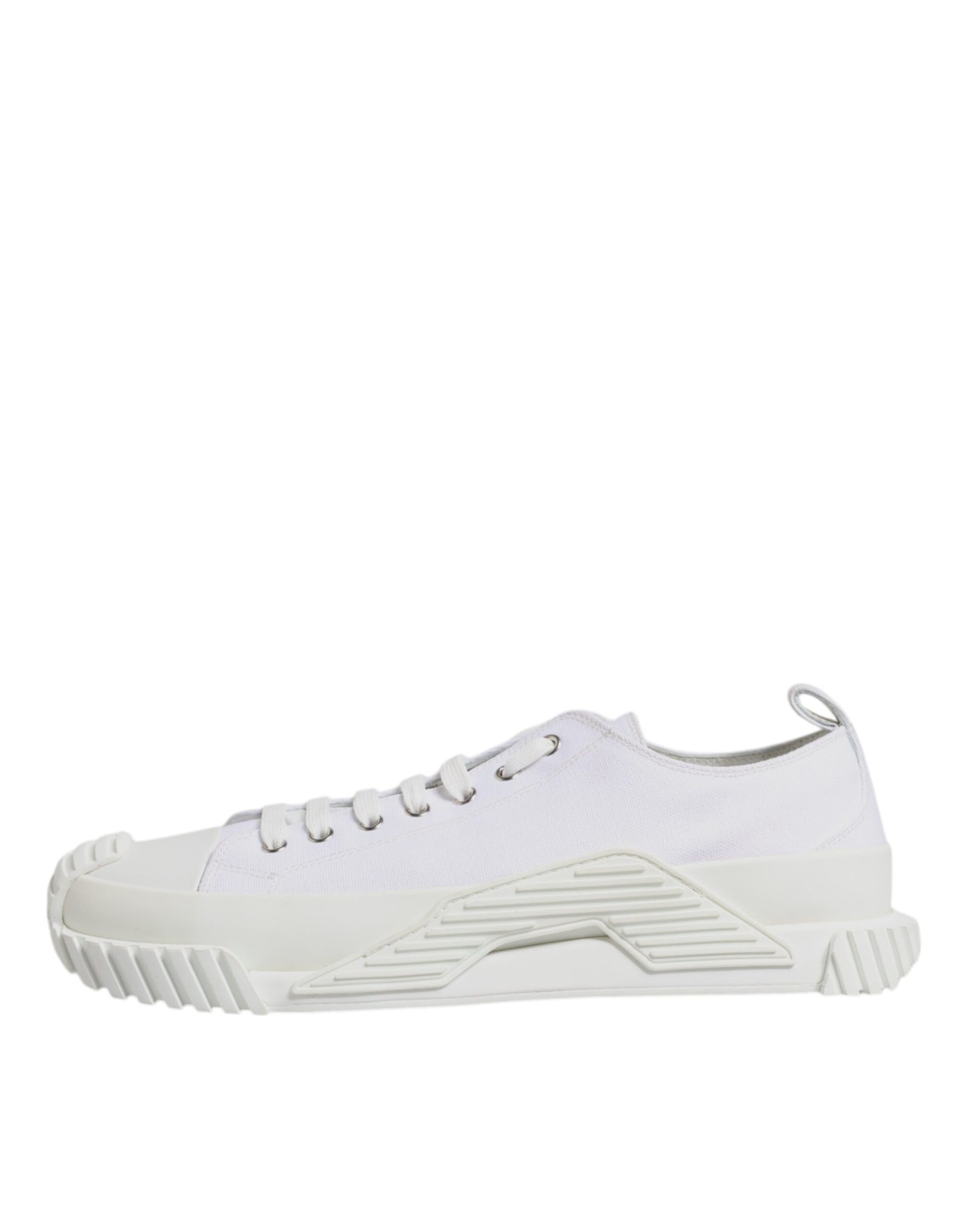 Dolce & Gabbana White Leather Low Top NS1 Sneakers Shoes Dolce & Gabbana