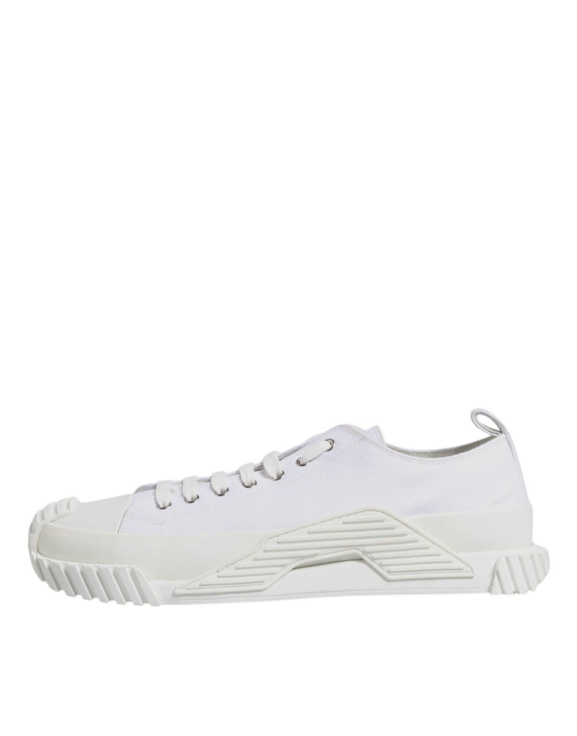 Dolce & Gabbana White Leather Low Top NS1 Sneakers Shoes Dolce & Gabbana