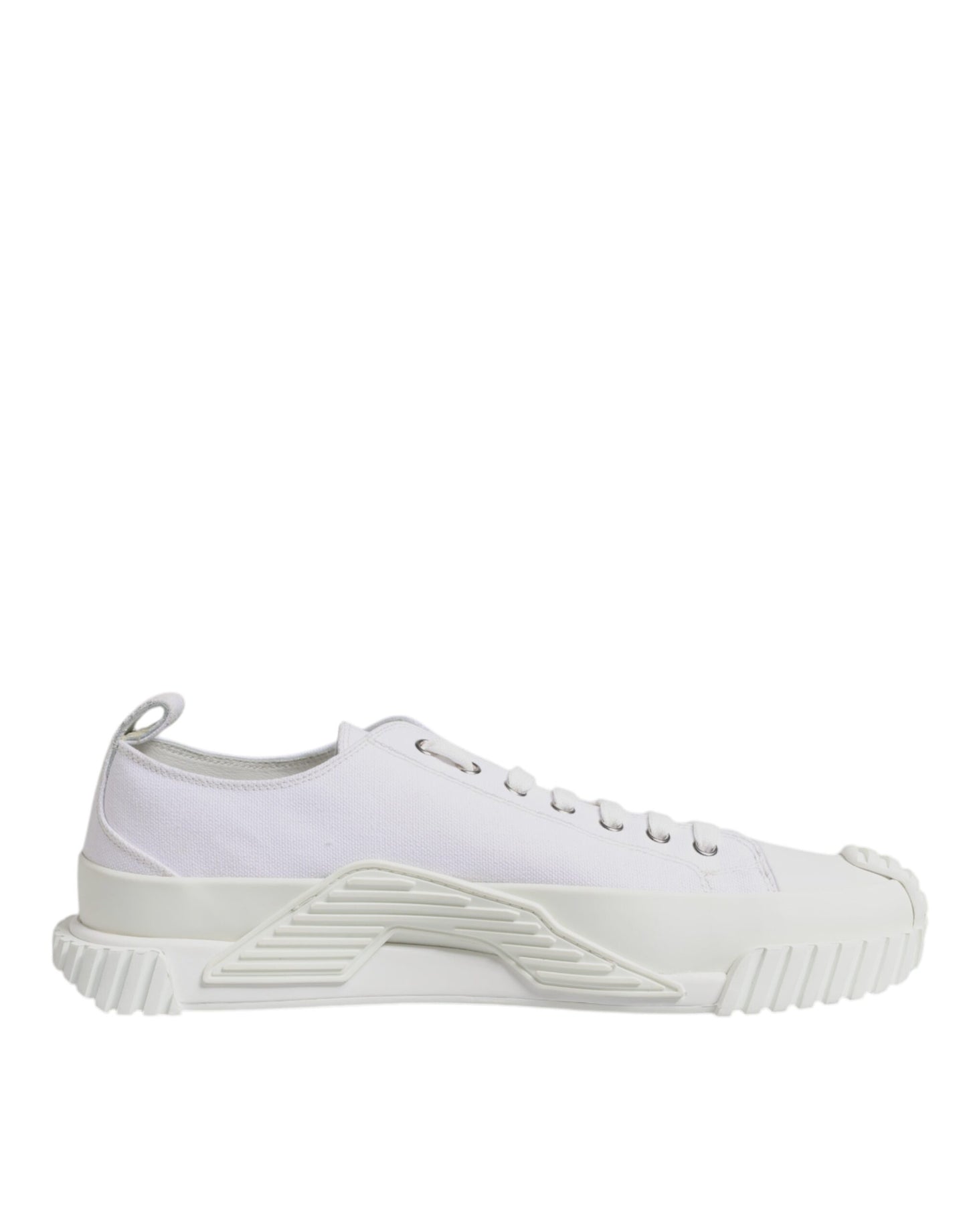 Dolce & Gabbana White Leather Low Top NS1 Sneakers Shoes Dolce & Gabbana