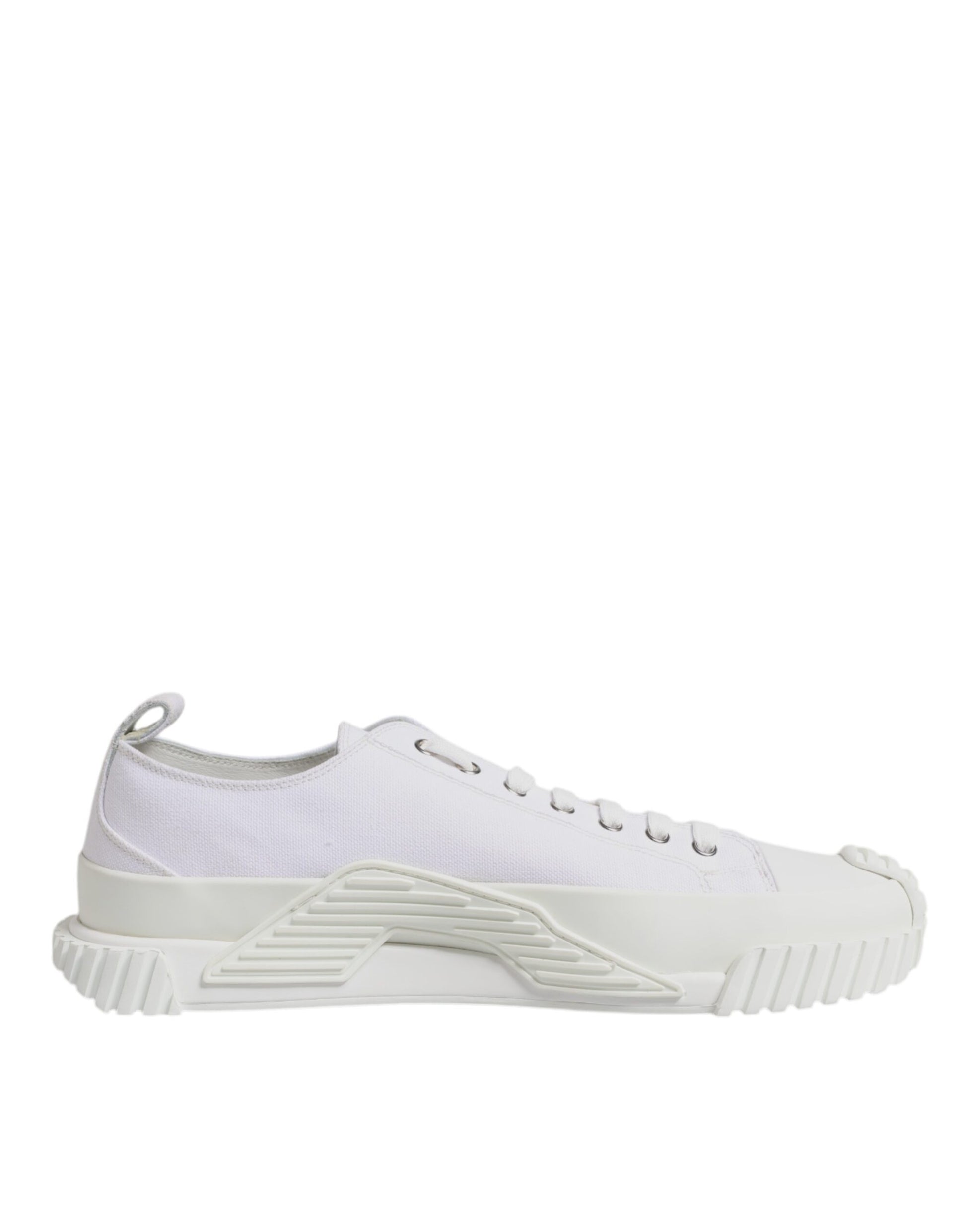 Dolce & Gabbana White Leather Low Top NS1 Sneakers Shoes Dolce & Gabbana