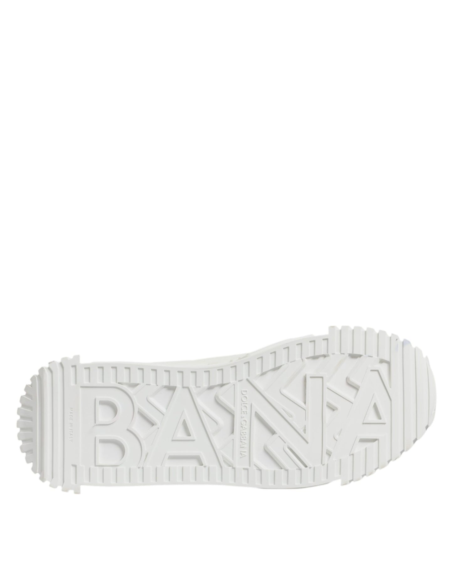 Dolce & Gabbana White Leather Low Top NS1 Sneakers Shoes Dolce & Gabbana