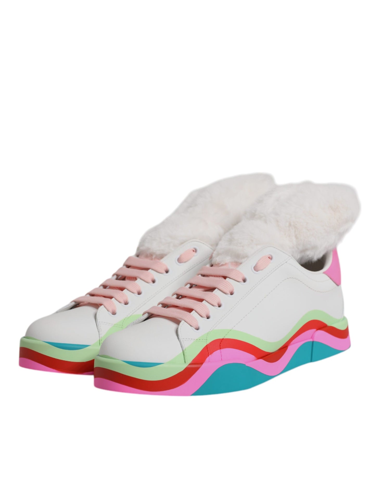 Dolce & Gabbana Multicolor Low Top Trainers Sneakers Shoes Dolce & Gabbana