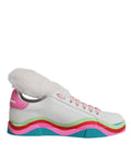 Dolce & Gabbana Multicolor Low Top Trainers Sneakers Shoes - Eljoys Fashion 