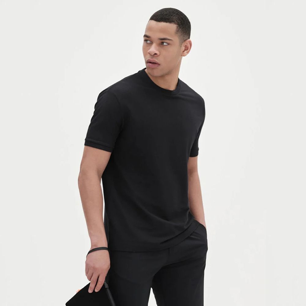 Suns Black Cotton T-Shirt Suns