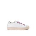 P448 White Leather Athletic Sneakers