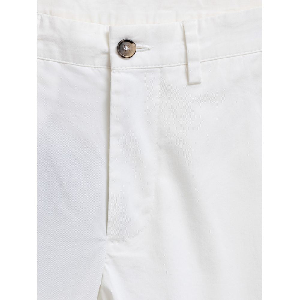 Dolce & Gabbana White Cotton Bermuda Dolce & Gabbana