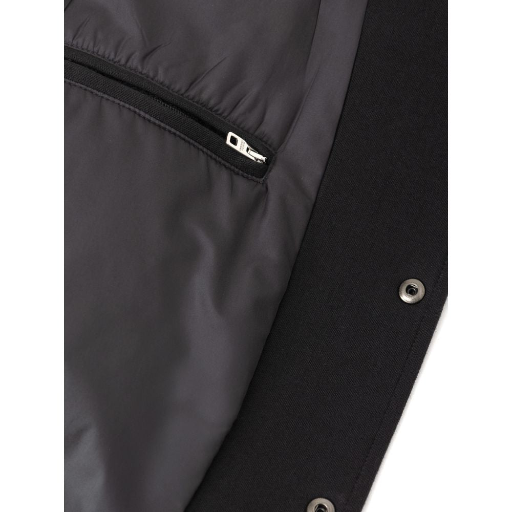Dolce & Gabbana Black Viscose Jackets & Coat Dolce & Gabbana