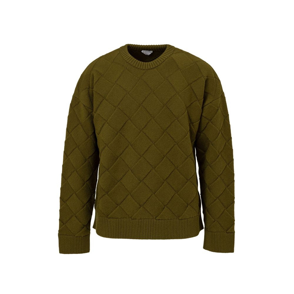 Bottega Veneta Green Wool Sweater Bottega Veneta