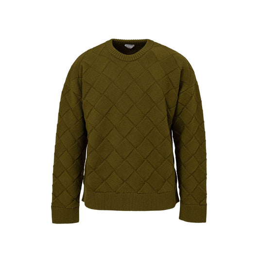 Bottega Veneta Green Wool Sweater Bottega Veneta