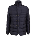 Dolce & Gabbana Blue Polyester Jackets & Coat