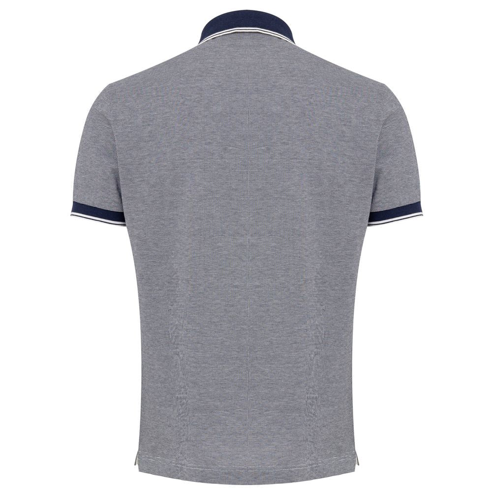 Canali Blue Cotton Polo Shirt Canali