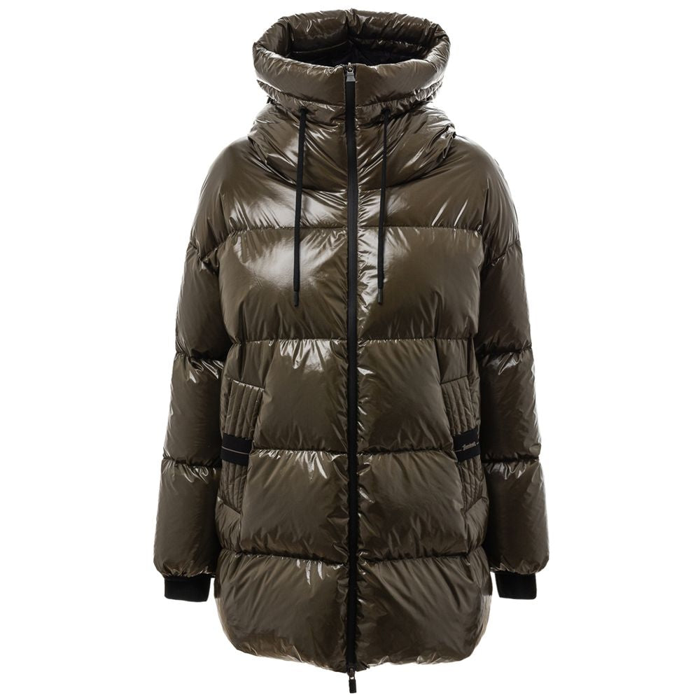 Herno Green Polyamide Jackets & Coat Herno